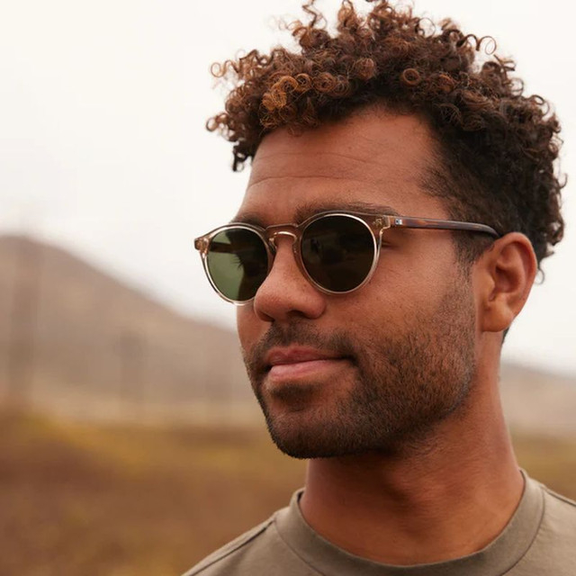 OTIS Omar - Eco Crystal Pebble and Havana Zinnia/L.I.T Grey Glass Polarised Lenses