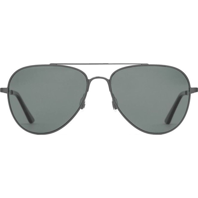 OTIS Zeppelin - Brushed Gunmetal and Eco Matte Black/Grey Glass Polarised Lenses