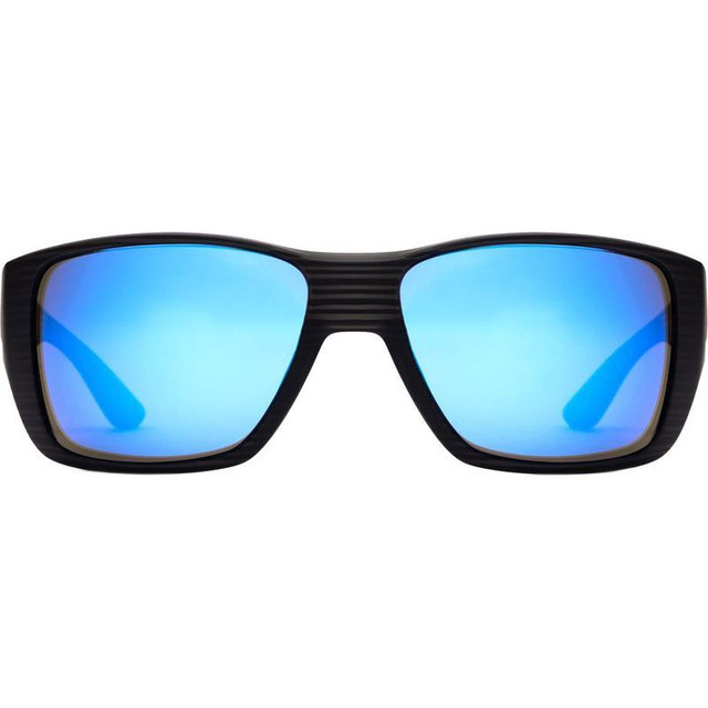 Coastin - Matte Black Woodland/L.I.T Blue Mirror Glass Polarised Lenses