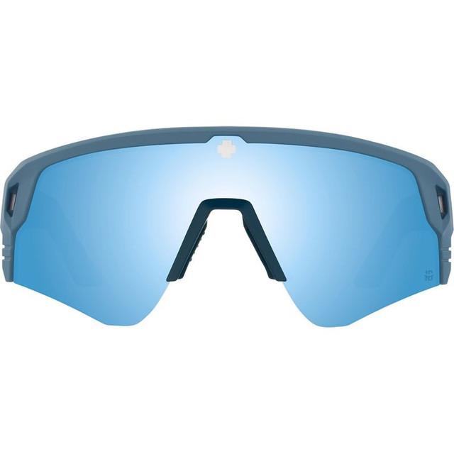 Spy Monolith Speed - Matte Slate and Soft Blue/Happy Boost Ice Blue Mirror Polarised Lenses