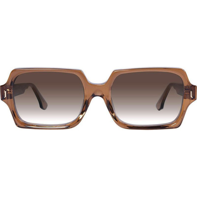 Liberty - Transparent Cedar with Gold Metal Trim/Brown Gradient Lenses