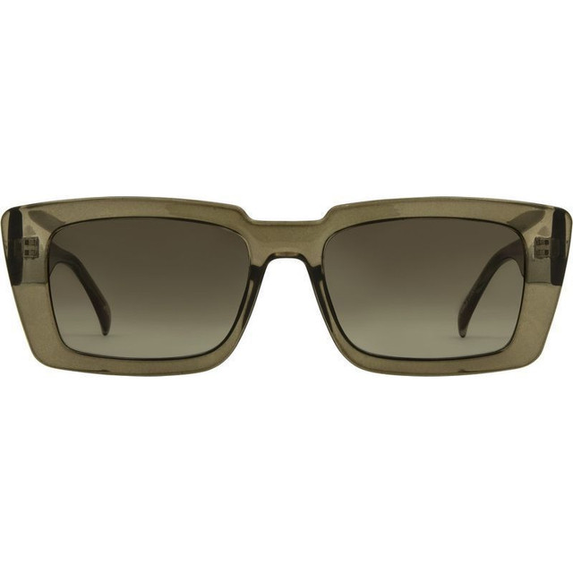 Ziggy - Crystal Olive Leaf/Brown Gradient Lenses