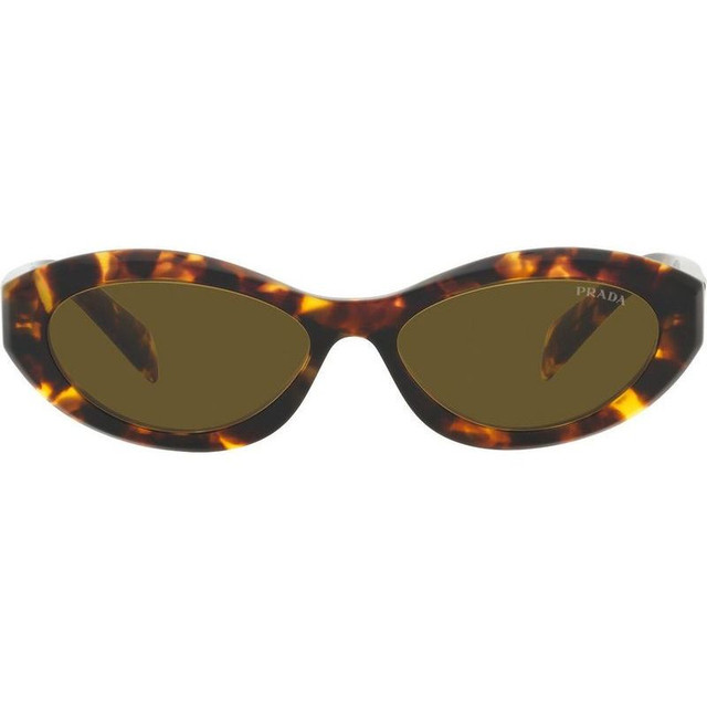 Prada PR26ZSF - Sage Honey Tortoise/Dark Brown Lenses Alt Fit