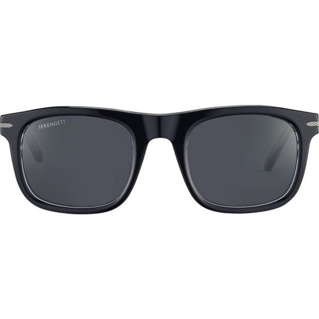 Charlton - Shiny Black Trans layer/Smoke Polarised Glass Lenses