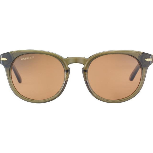 Havah - Shiny Crystal Dark Green/Drivers Photochromic Polarised Glass Lenses