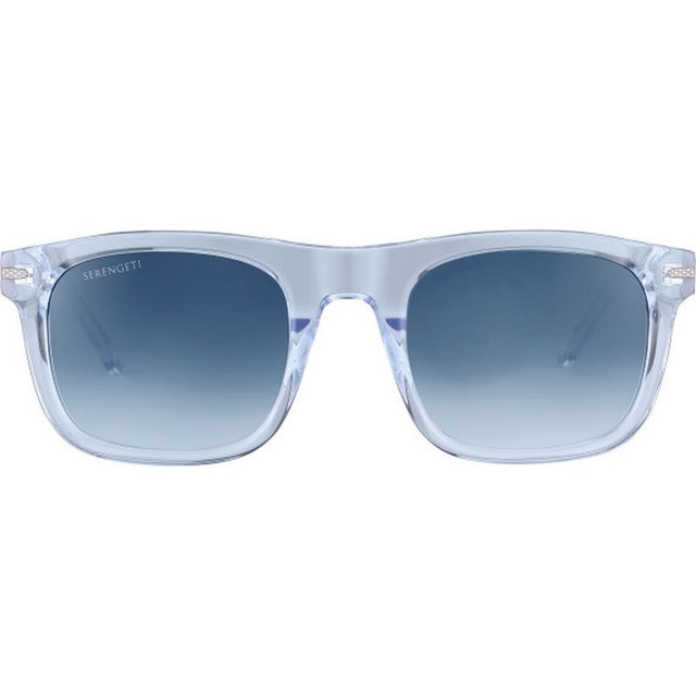 Charlton - Shiny Crystal/Blue Gradient Photochromic Polarised Glass Lenses