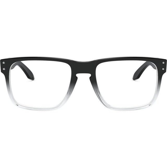 Holbrook OX8156 - Polished Black Clear Fade/Clear Lenses 56 Eye Size