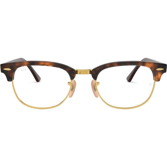 Clubmaster RX5154 - Red Havana/Clear Lenses
