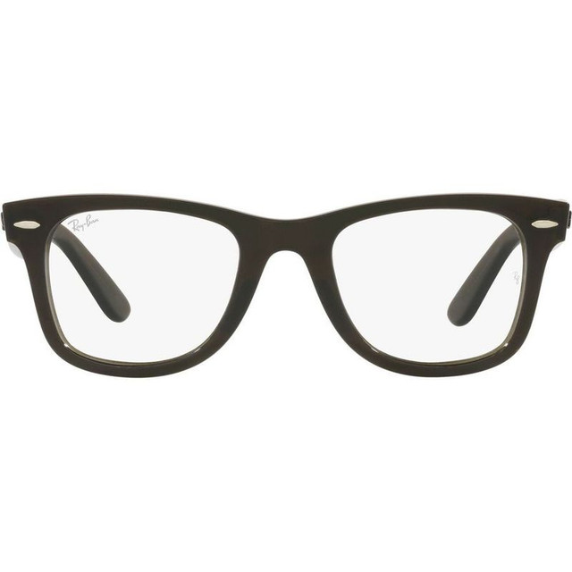 Wayfarer Ease RX4340V - Transparent Olive Green/Clear Lenses