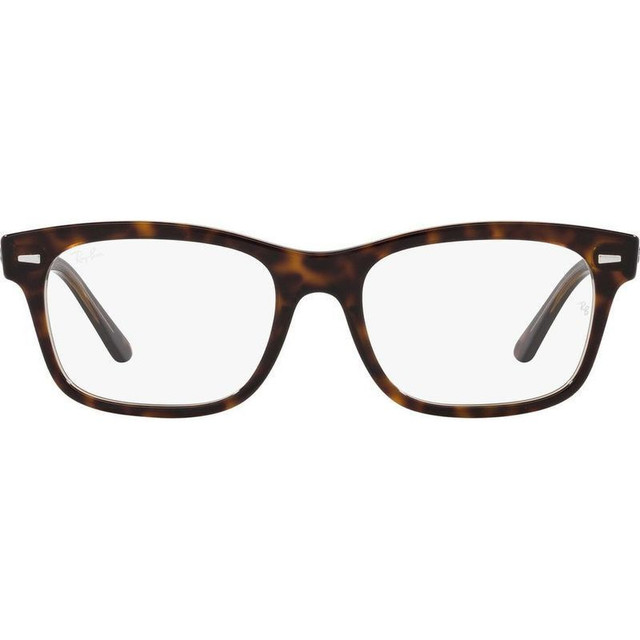 Mr Burbank RX5383 - Havana on Transparent/Clear Lenses