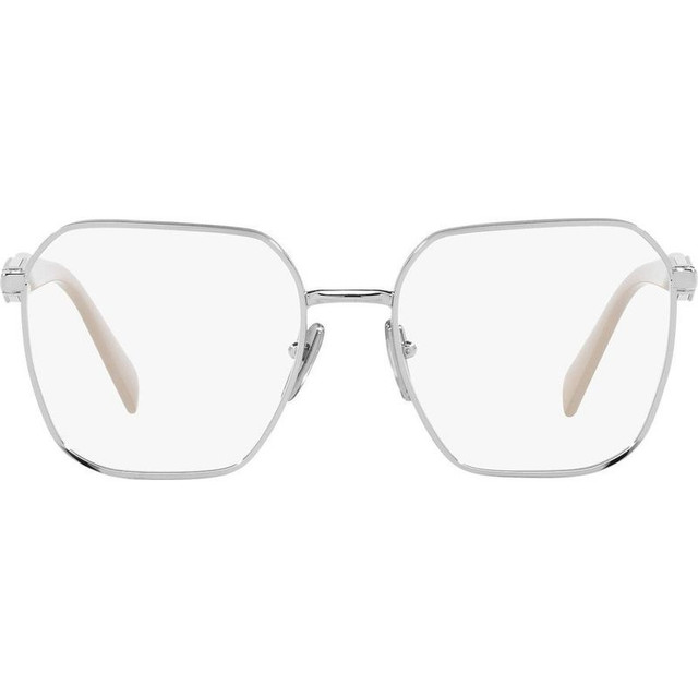 Prada Glasses PR56ZV - Silver/Clear Lenses