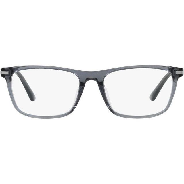Prada Glasses PR01ZVD - Smoke Crystal Silver/Clear Lenses