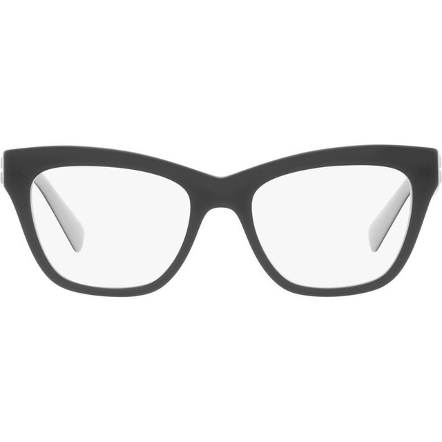 Miu Miu Glasses 03UV - Black and White/Clear Lenses 54 Eye Size