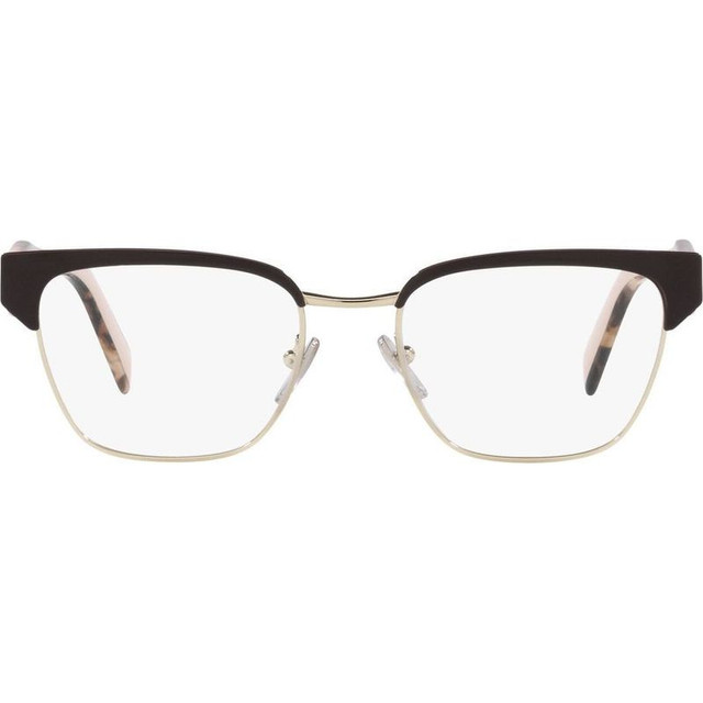 PR65YV - Brown and Pale Gold/Clear Lenses