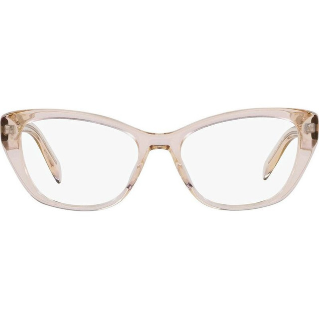 Prada Glasses PR19WV - Crystal Geranium/Clear Lenses