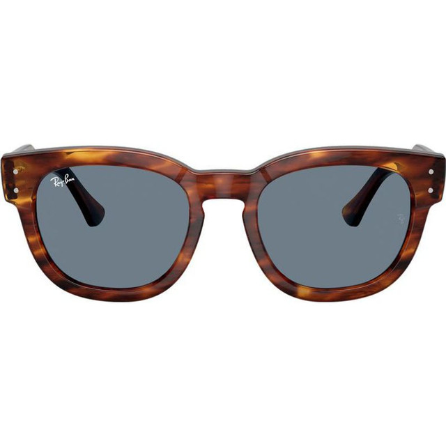 Ray-Ban Mega Hawkeye RB0298S - Striped Havana/Blue Glass Lenses