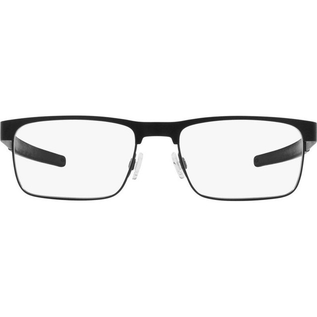 Metal Plate TI OX5153 - Satin Black/Clear Lenses 56 Eye Size