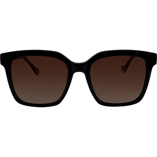 Lilibet - Black Demi/Brown Gradient Polarised Lenses