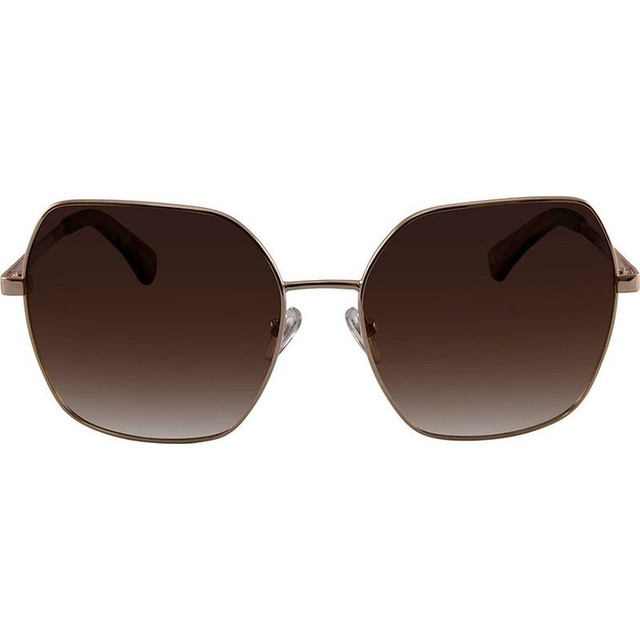 Bill Bass Margaret - Rose Gold/Brown Gradient Polarised Lenses