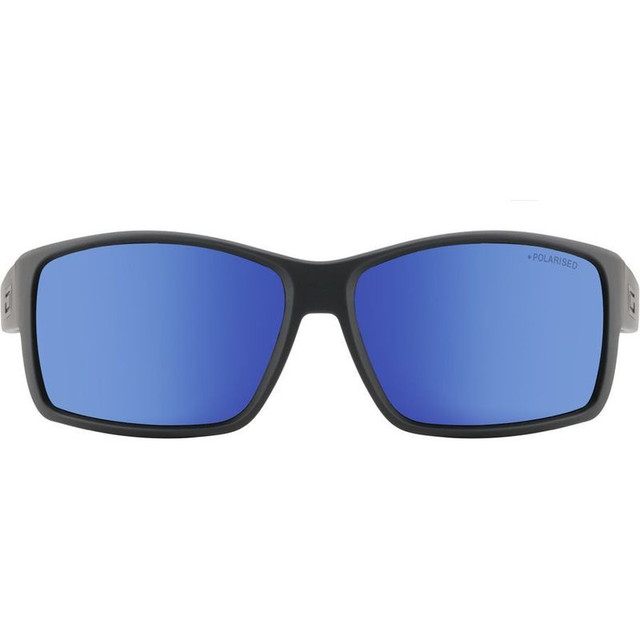 Hood - Satin Black/Blue Mirror Polarised Lenses