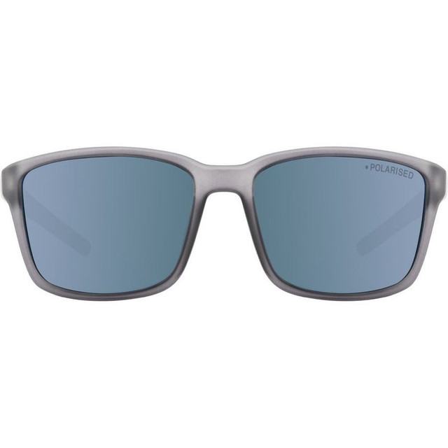 Slay - Satin Crystal Black/Ice Blue Mirror Polarised Lenses