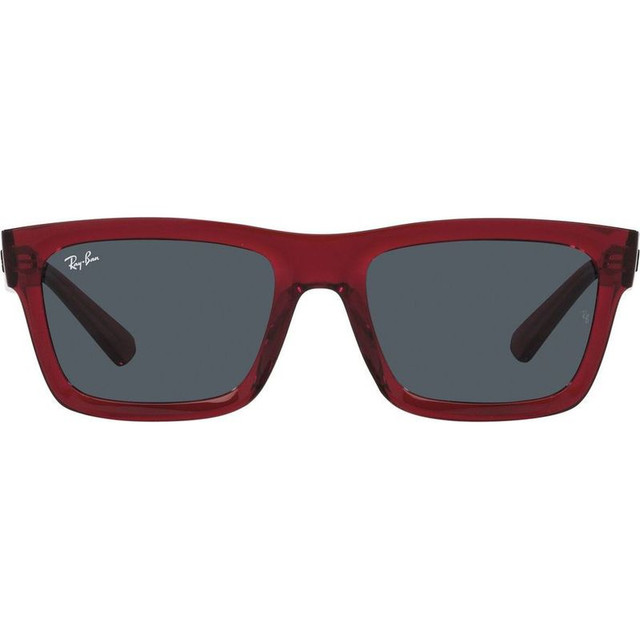 Ray-Ban Warren RB4396 - Transparent Red/Dark Grey Lenses 54 Eye Size