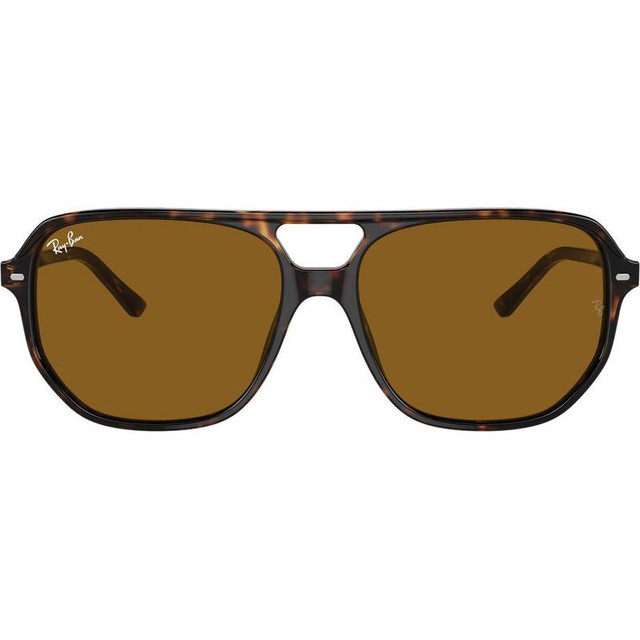 Ray-Ban Bill One RB2205 - Havana/Brown Glass Lenses 57 Eye Size