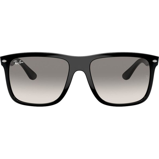 Ray-Ban Boyfriend Two RB4547 - Black/Clear Grey Gradient Glass Lenses 60 Eye Size