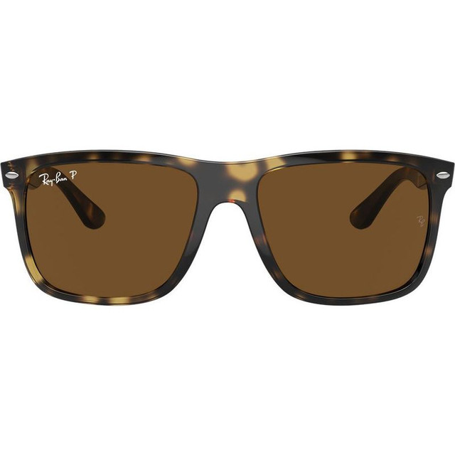 Ray-Ban Boyfriend Two RB4547 - Havana/Brown Polarised Glass Lenses 57 Eye Size