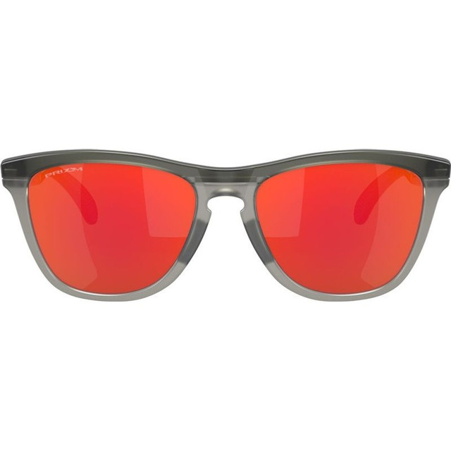 Oakley Frogskins Range (A) - Matte Grey Smoke and Grey Ink/Prizm Ruby Mirror Lenses