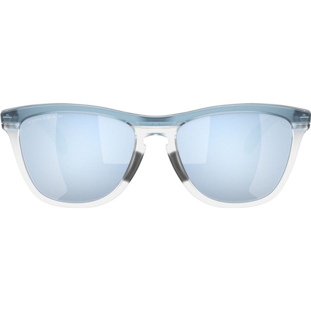 Frogskins Range (A) - Transparent Stonewash/Prizm Deep Water Mirror Polarised Lenses