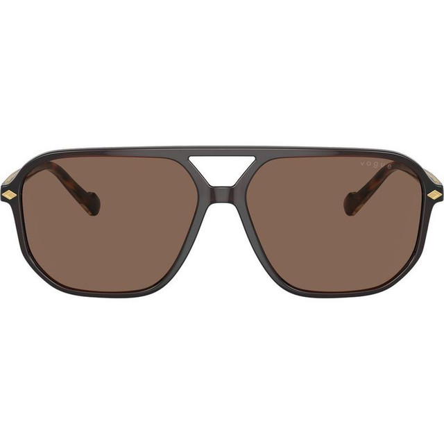 Vogue Eyewear VO5531S - Transparent Dark Brown/Dark Brown Lenses