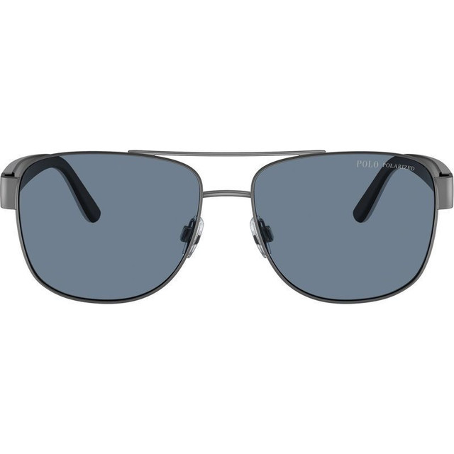 PH3122 - Matte Dark Gunmetal/Blue Polarised Lenses