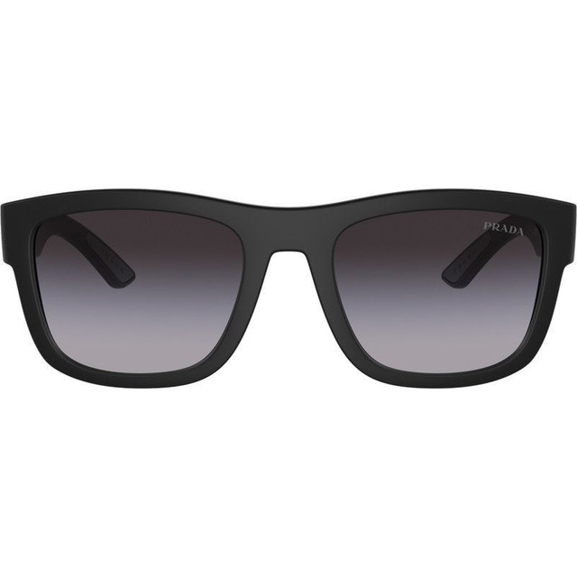 Prada Linea Rossa PS01ZS - Matte Black/Grey Gradient Lenses