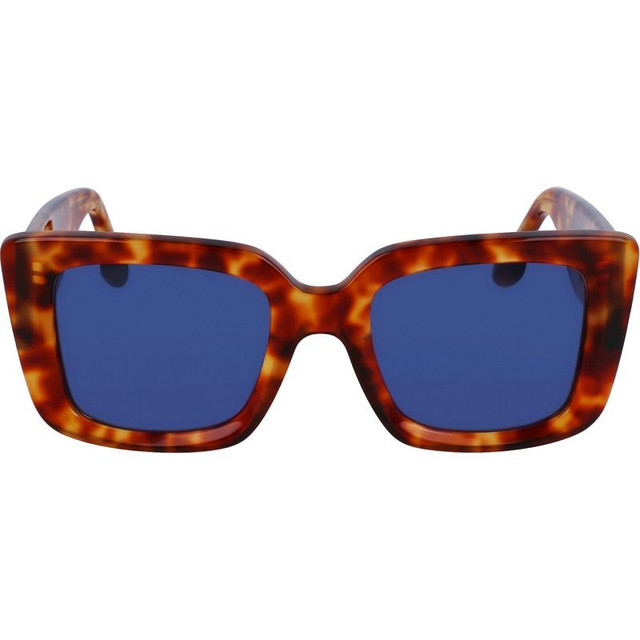 Victoria Beckham VB653S - Blonde Havana/Blue Lenses