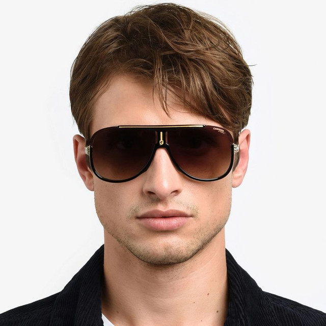 Carrera 1059/S - Black Gold/Brown Gradient Lenses