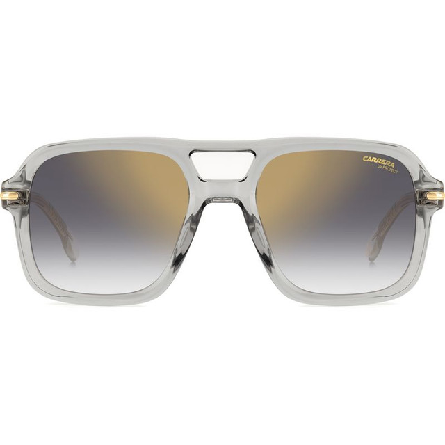 Carrera 317/S - Grey/Grey Gold Gradient Mirror Lenses