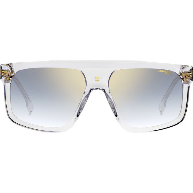 Carrera 1061/S - Crystal/Blue Gold Gradient Mirror Lenses