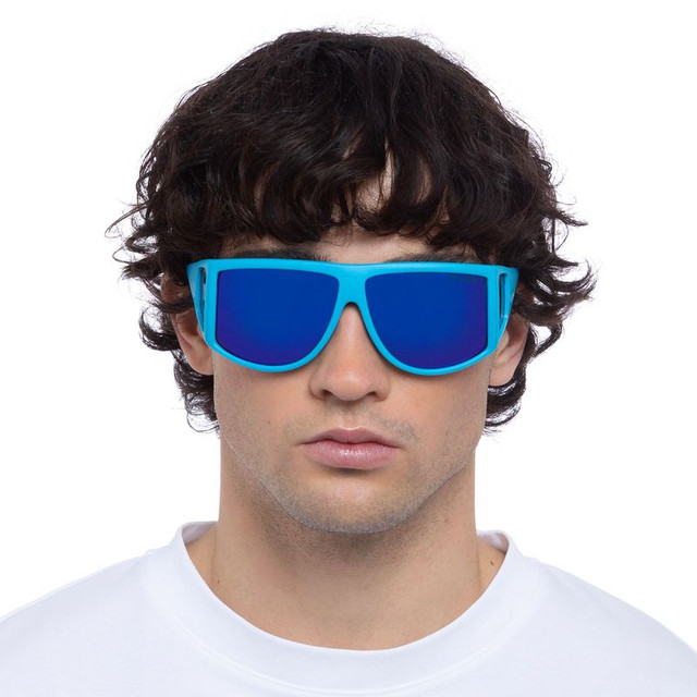 Cancer Council Nash - Matte Hyper Blue/Green Mirror Polarised Lenses