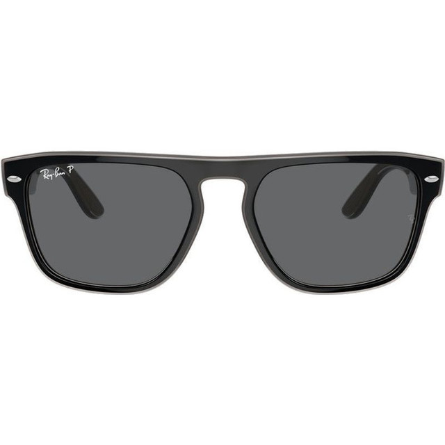 RB4407 - Black Light Grey and Transparent Grey/Dark Grey Polarised Lenses