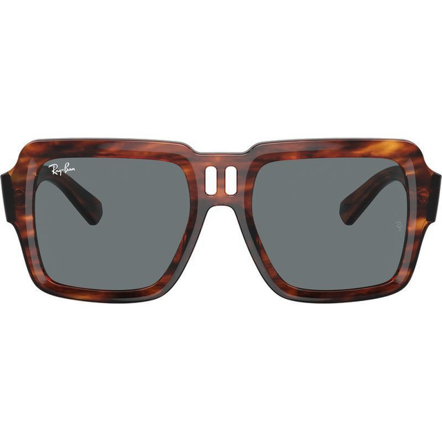 Magellan RB4408 - Striped Havana/Dark Blue Lenses