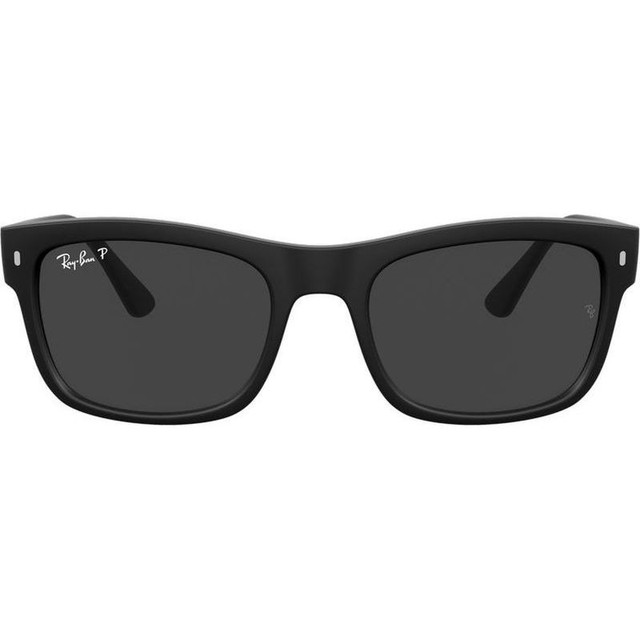 RB4428 - Matte Black/Black Polarised Glass Lenses