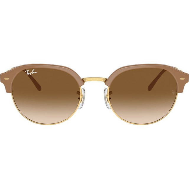 Ray-Ban RB4429 - Beige on Arista/Light Brown Gradient Glass Lenses 55 Eye Size