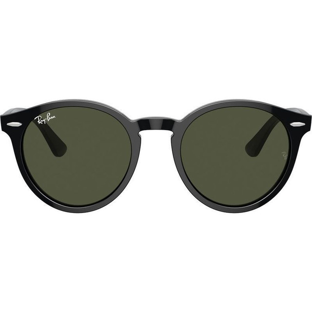 Ray-Ban Larry RB7680S - Black/Green Glass Lenses 49 Eye Size