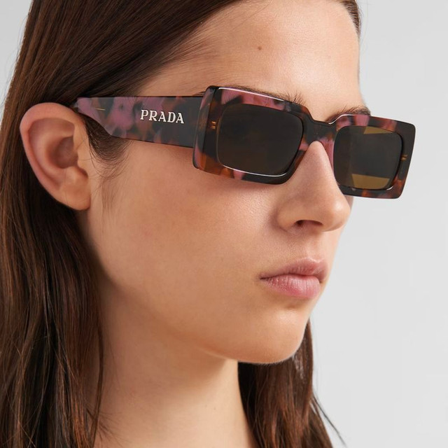 Prada PRA07S - Mahogany/Dark Brown Lenses