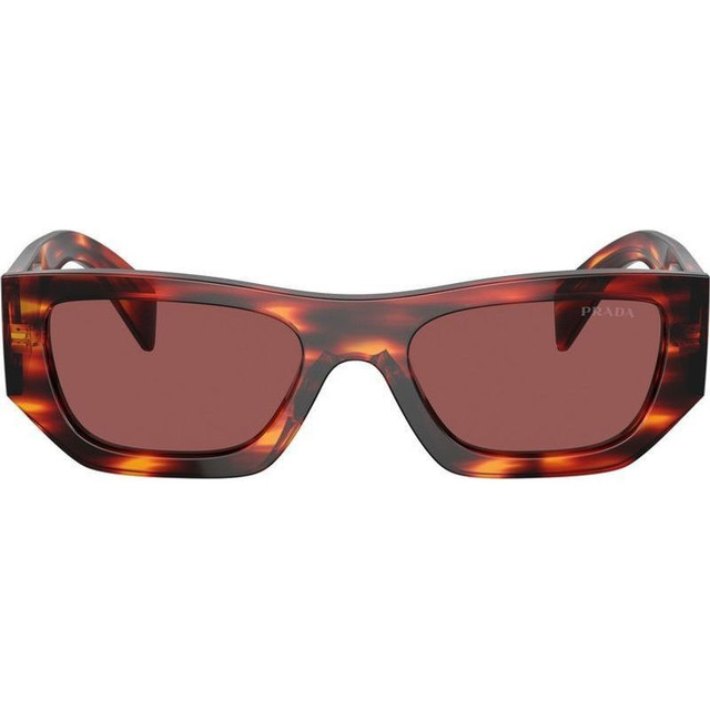 Prada PRA01SF - Havana Red/Dark Violet Lenses