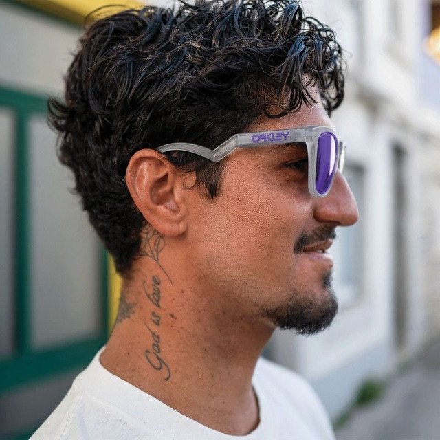 Frogskins Hybrid - Matte Lilac and Clear/Prizm Violet Mirror Lenses