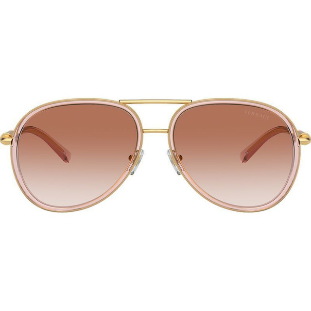 Versace VE2260 - Brown Transparent/Pink Gradient Lenses