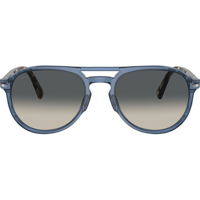 PO3235S - Transparent Navy/Grey Gradient Glass Lenses