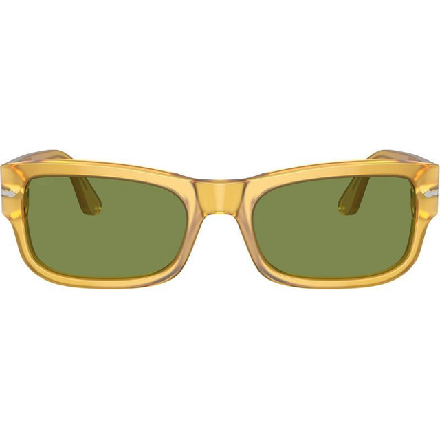 Persol PO3326S - Miele/Green Glass Lenses 54 Eye Size